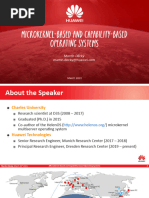 Martin Decky Microkernels Capabilities