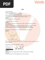 CBSE Class 8 Science Light Worksheets With Answers - Chapter 16