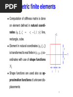 Isoparametric Finite Elements: Nates (