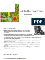 Talk To The Peach Tree