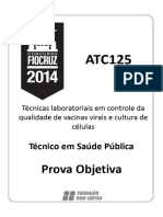 ATC125-Técnicas Laboratoriais em Controle Da Qualidade de Vacinas Virais..