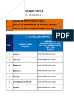 Recirculation Pumps Filter Plant - Catalogación Spare Parts 1er Año Operaciones