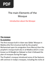 The Main Elements of The Mosque