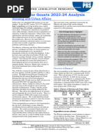 DFG 2023-24 Analysis-Housing and Urban Affairs