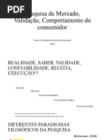 Pesquisa Validação Comportamento para Empreededores 2023