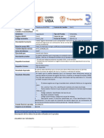 Informacion Datos de Prueba: Descripción de Los Datos de Prueba Utilizados en La Prueba USUARIO CIA: 555556676