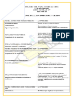 Plan Semanal Actividades Semanal