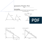 Trig Practice Test