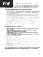 Office Manager Cover Letter Sample