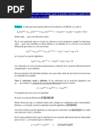 Ejemplo de Ecuaciones Diferenciales y Cómo Encontrar Su Solución