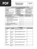 ACTA DEL Tercer TRIMESTRE