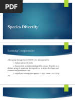 Species Diversity