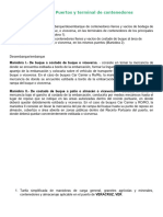 Actividad 4 Puertos y Terminal de Contenedores