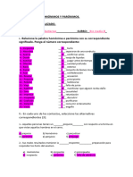 Evaluacion Homonimos