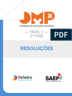 OMP 2021 - 2 Fase - N¡vel II (8 e 9 Anos) - Resolu Æo