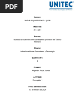 Entregable 1 de Administracion de Operaciones y Tecnologia