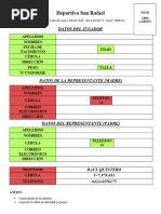 Planilla Nuevos Jugadores