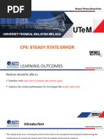 Chapter 8 - Steady State Error