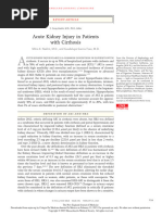 Lesion Renal Aguda y SX Hepatorrenal en Cirrosis NEJM 2023-1-5