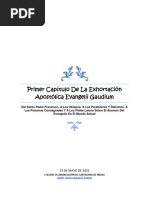 Ensayo Del Primer Capitulo de La Exhortacion Apostolica Evangelii Gaudium