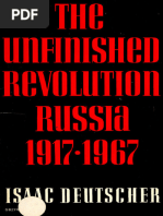 Isaac Deutscher - The Unfinished Revolution - Russia, 1917-1967 (Galaxy Books) - Oxford University Press (1969)