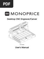 Monoprice CNC Manual 44220 - Manual - 230310