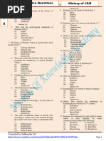 Updated Mcqs Bank JK History