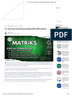 70+ Soal Dan Pembahasan Matematika SMA Matriks