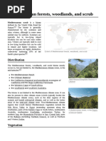 Mediterranean Forests, Woodlands, and Scrub