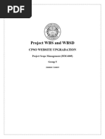 WBS & WBSD - Project Scope Statement - 6005 - GRP 5