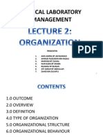 Clinical Laboratory Management - Organization