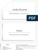 Presentation in Biochem Lab