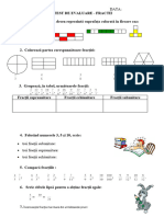 Test Fractii Cls. 4