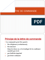 La Lettre de Commande