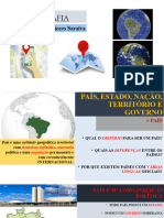 País, Estado, Nação, Território e Governo