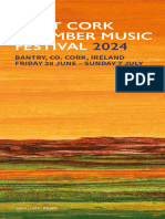 West Cork Chamber Music Festival 2024 Brochure