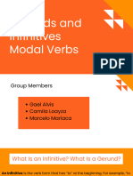 Gerunds, Infinitives Modal Verbs