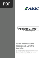 Vendor Web Portal ASGC