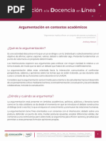 Argumentación (Documento)