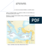 Mapa - Viaje de Pablo A Roma