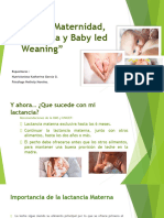 Taller Maternidad, Lactancia y Blw. Mes Julio2021