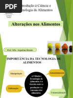 Aula 2 - Introdução À Ciência e Tecnologia de Alimentos