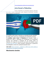 Conflito Israel Palestina