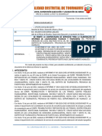 Informe #007-2023-Wel-Oeselo-Godur-Mdt-Pi Se Remite Conformidad de Pago Al Servicio de Alquiler de Motoniveladora