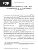 Mohamed Rabee Ghazy - 06-Sewage Sludge Management in Egypt - Current Status and Perspectives Towards A Sustainable Agricultural Use-Journal