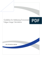 Guidelines For Addressing Environmental Effects in Fatigue Usage Calculations