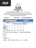 Certificado Bar Da Zu 2021