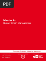 ENEB Master in Supply Chain Management