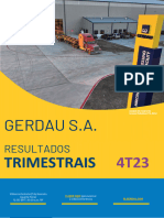 Press Release Do Resultado Da Gerdau Do 4t23