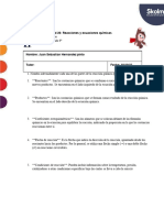 Actividad 20 - Reacciones y Ecuaciones Químicas